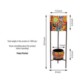 Iron Metal Two Pot Stand