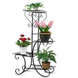 Metal 4 Pot Planter Iron Stand