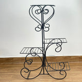Metal 4 Pot Planter Iron Stand