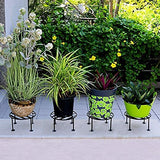 Metal Planters Stand with 4 Legs | Gamela Stand | Set of 8
