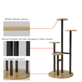 Planter Stand Metal Black GRACE - Single Stand