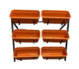 Vertical Metal Stand with 6 Baskets-Mini Harvest